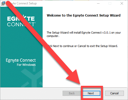 turn off egnyte desktop sync
